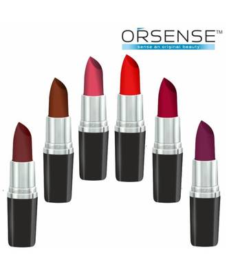 65 g Pack of 6 Multi Creme Lipstick SPF 15 By orsense  1