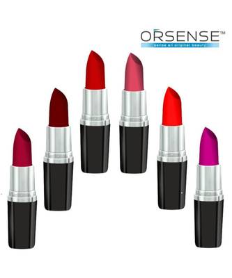 65 g Pack of 6 Multi Creme Lipstick SPF 15 By orsense  1