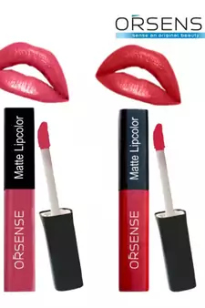 10 g Pack of 2 Red Liquid Lipstick By orsense