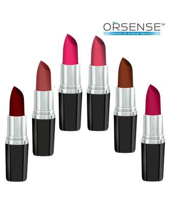 65 g Pack of 6 Creme Lipstick Multi SPF 15 By orsense  1