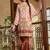 Peach Embroidered Chiffon Salwar