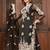 Black Embroidered Chiffon Salwar