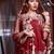 Red Embroidered Chiffon Salwar