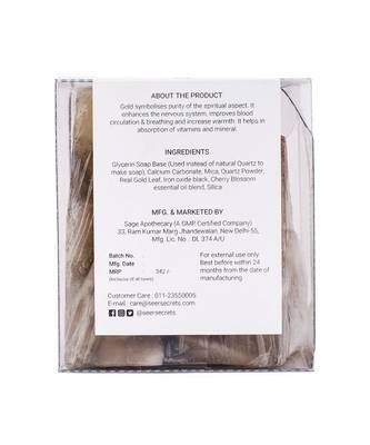 160 Gm Gold Ore Gemstone Bath Bar 3