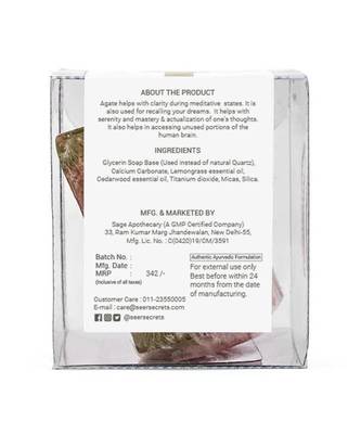 160 Gm Agate Gemstone Bath Bar 4
