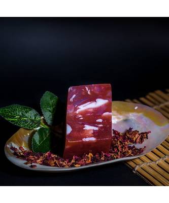 160 Gm Ruby Gemstone Bath Bar 1