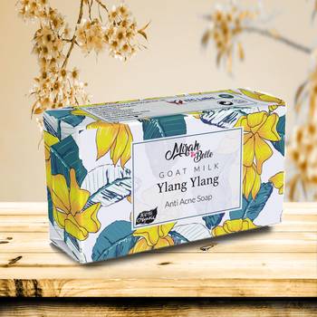 125Gm Organic Goat Milk, Ylang Ylang Anti Acne Soap Bar 1