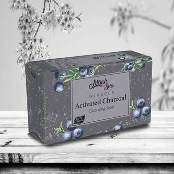 125Gm Organic Activated Charcoal Cleansing Soap Bar 1