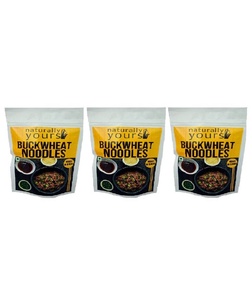 180G Pack of 3 Buckwheat Noodles By Naturally Yours Naturally Yours