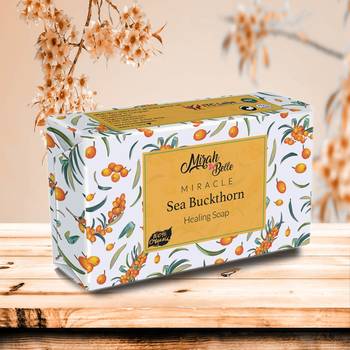 375 Gm Organic Sea Buckthorn Healing Soap Bar (Pack of 3) 2