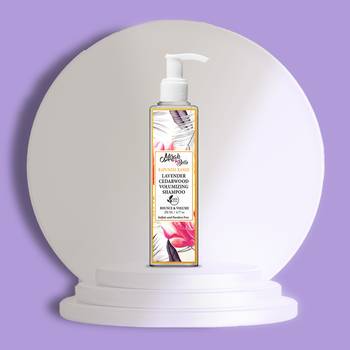 400 Ml Natural & Organic Lavender Cedarwood Volumising Shampoo (Pack of 2) 2