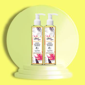 400 Ml Natural & Organic  Lemon Patchouli Anti Dandruff Shampoo (Pack of 2) 1