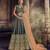 Dark-Green Embroidered Velvet Semi Stitched Lehenga