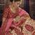 Beige Embroidered Silk Semi Stitched Lehenga