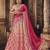 Light-Pink Embroidered Silk Semi Stitched Lehenga