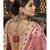 Beige Embroidered Silk Semi Stitched Lehenga
