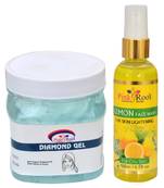 500ml Diamond Gel With 100ml Lemon Face Wash By Pink Root