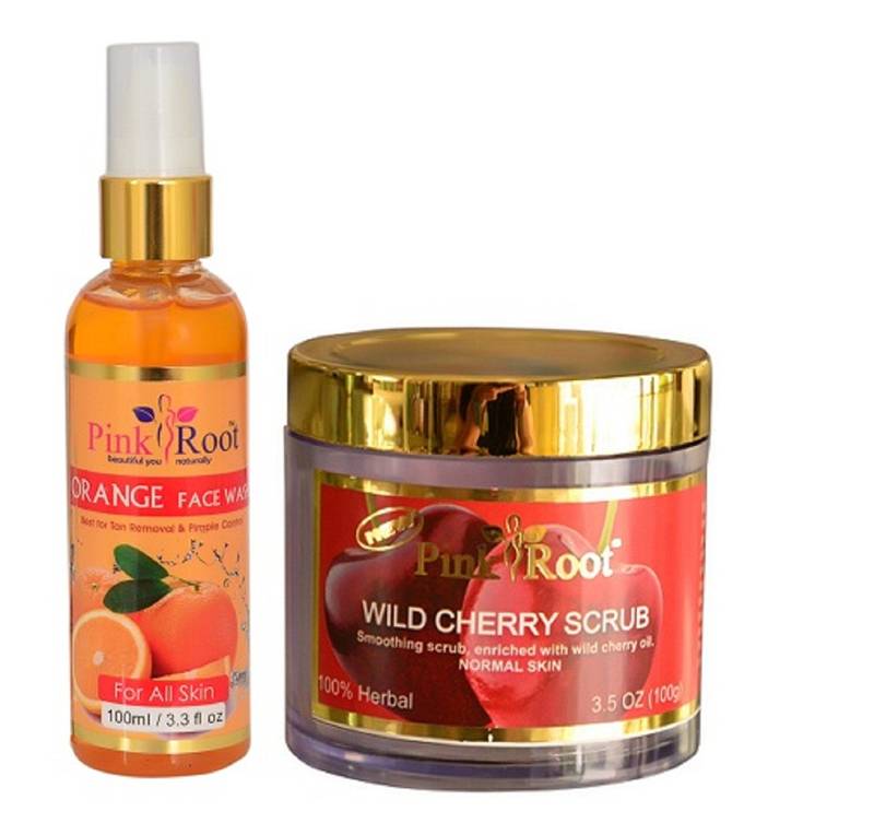 beauty villa orange face wash