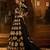 Black Embroidered Georgette Salwar
