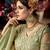 Green Embroidered Net Salwar
