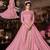 Pink Embroidered Net Salwar