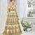 Cream Embroidered Silk Salwar