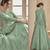 Green Embroidered Net Salwar