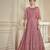 Pink Embroidered Net Salwar