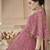 Pink Embroidered Net Salwar