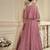 Pink Embroidered Net Salwar