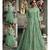 Green Embroidered Net Salwar