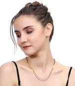 Gold cubic zirconia mangalsutra