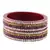 Maroon Crystal Bangles And Bracelets