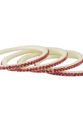 Pink Crystal Bangles And Bracelets
