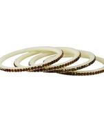 White Crystal Bangles And Bracelets