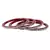 Maroon Crystal Bangles And Bracelets