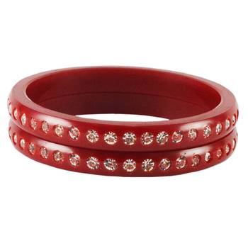 Red Crystal Bangles And Bracelets 2