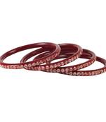 Red Crystal Bangles And Bracelets