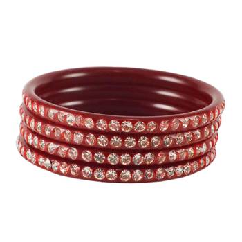 Red Crystal Bangles And Bracelets 2
