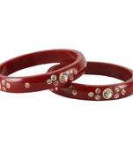 Red Crystal Bangles And Bracelets