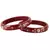 Red Crystal Bangles And Bracelets