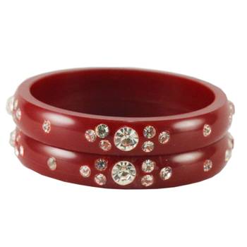 Red Crystal Bangles And Bracelets 2