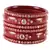 Red Crystal Bangles And Bracelets