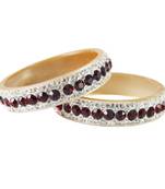 White Crystal Bangles And Bracelets