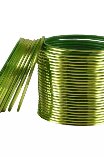 Green Crystal Bangles And Bracelets