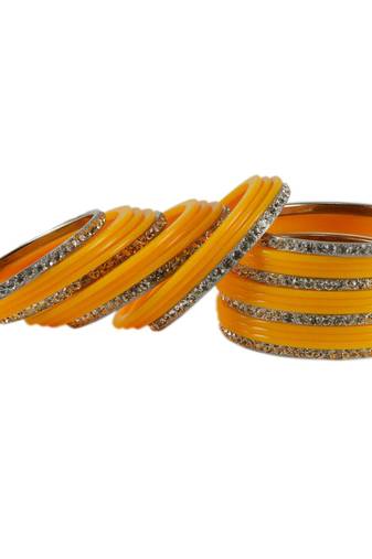 Yellow Crystal Bangles And Bracelets
