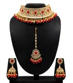 Red necklace-sets