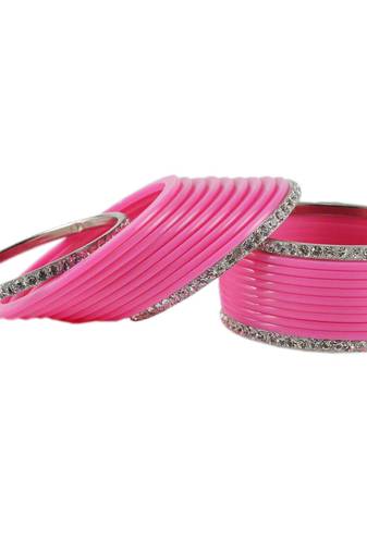 Pink Crystal Bangles And Bracelets
