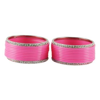 Pink Crystal Bangles And Bracelets 2