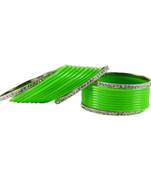 Green Crystal Bangles And Bracelets